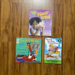 Kids Book Bundle (3) For Age Range Baby To 9 Years Old